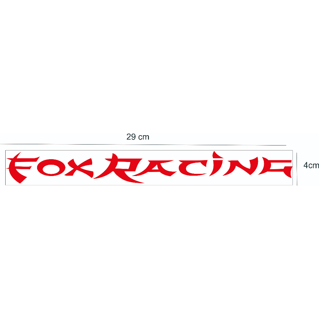 Jual stiker sponsor fox racing | Shopee Indonesia
