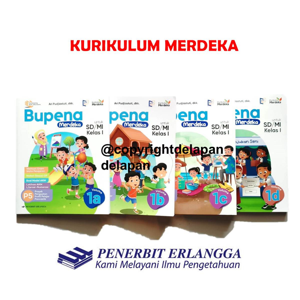 Jual Bupena Merdeka SD Kelas 1 Vol. A B C D Kurikulum Merdeka | Shopee ...