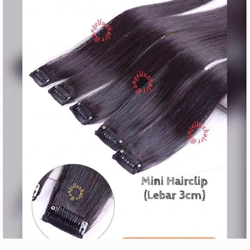 Jual Hairclip Mini 100 % Human hair | Shopee Indonesia