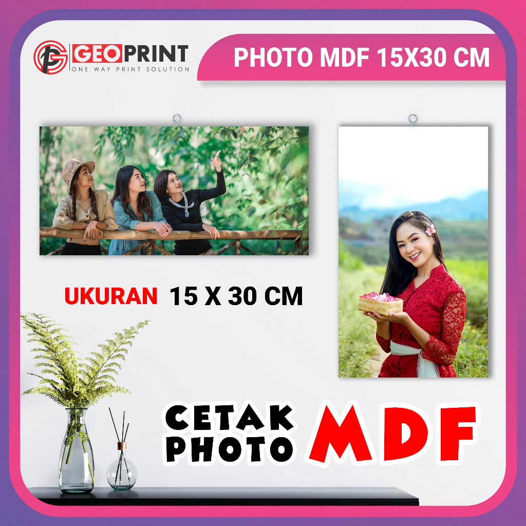 Jual Cetak Foto Kayu Mdf X Cm Custom Cetak Poto Besar Hiasan