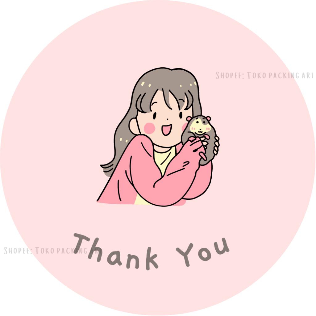 Jual Sticker Bulat | Sticker Bulat Cute | Sticker Packing | Sticker ...