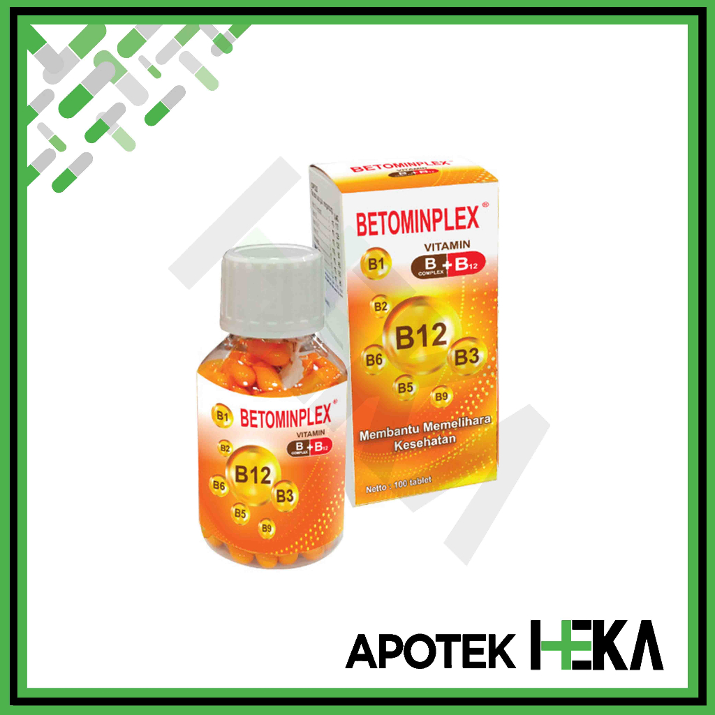 Jual Betominplex Botol 100 Tablet Vitamin B Complex + B12 (SEMARANG ...