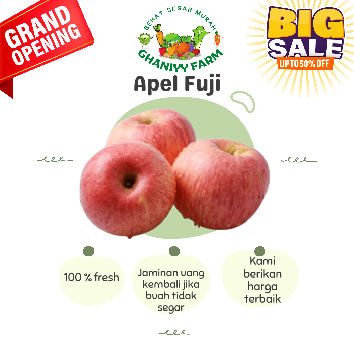 Jual Buah Apel fuji Segar 1kg | Shopee Indonesia