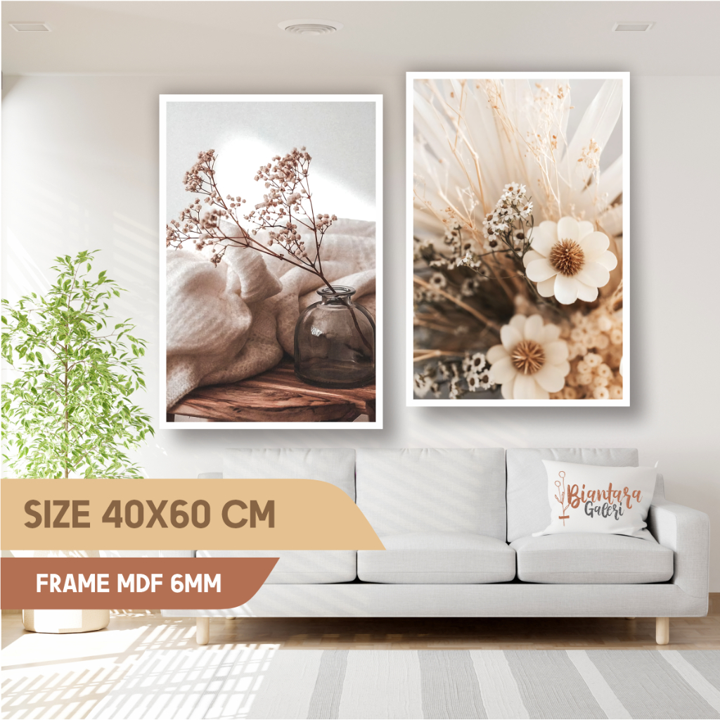 Jual BIANTARA – SUPERJUMBO 40X60 CM Walldecor HIASAN DINDING BUNGA ...