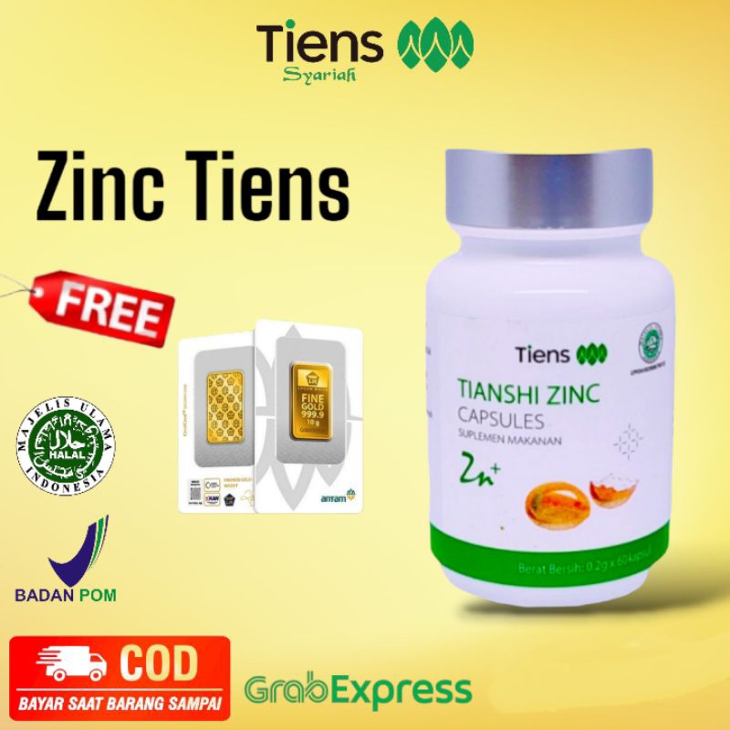 Jual Tianshi Zinc Herbal Penggemuk Badan Tiens Ampuh 100% Original ...
