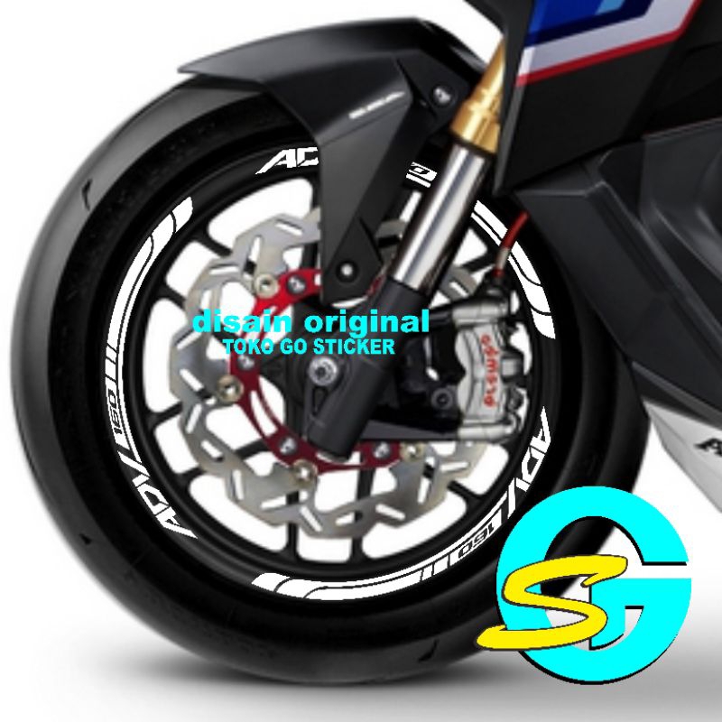 Jual sticker pelek ADV 160 2 set depan dan belakang | Shopee Indonesia