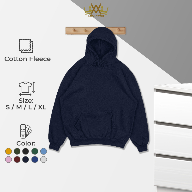 Jual Advictor Hoodie Polos Cotton Fleece Gramasi 280 Shopee Indonesia