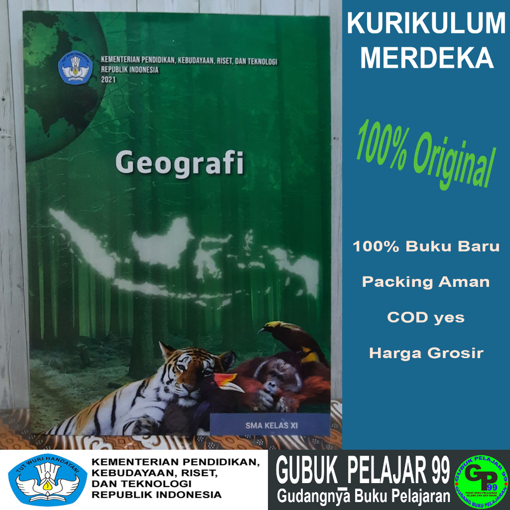 Jual Buku Paket Siswa GEOGRAFI Untuk SMA/SMK Kelas 11/XI Kurikulum ...