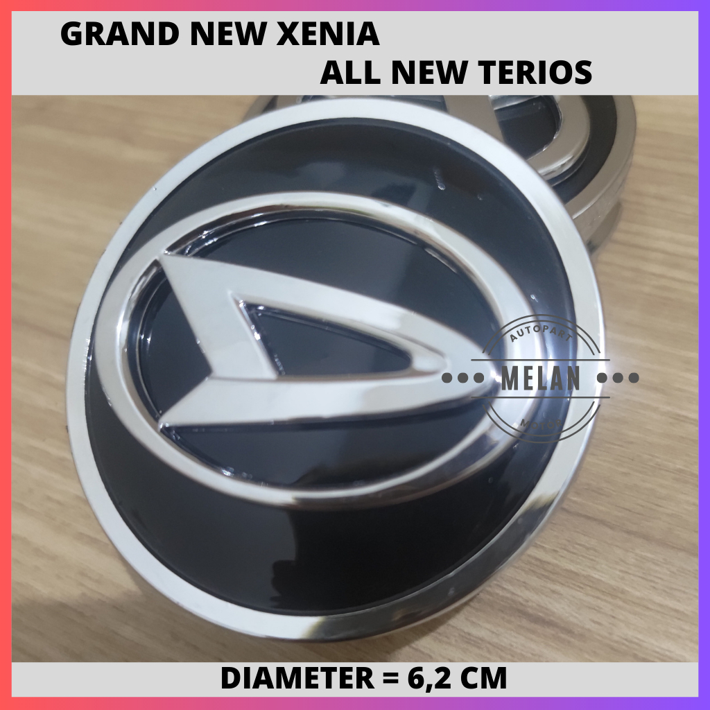 Jual Dop Roda Atau Tutup Velg Daihatsu Grand New Xenia All New Terios Black Crome Diameter