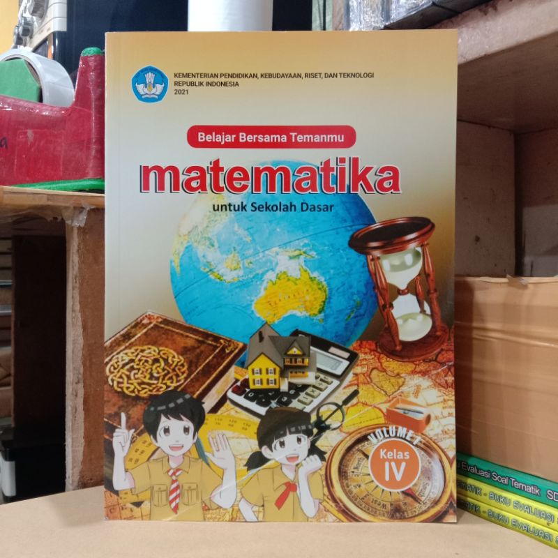 Jual Buku Paket Matematika Kelas 4 Sd Volume 1 Kurikulum Merdeka Shopee Indonesia 0852