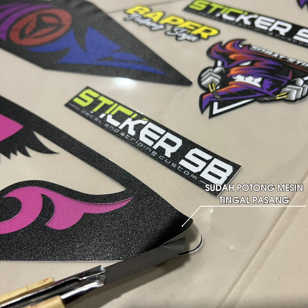 Jual SB Stiker Variasi Lampu Pelangi Alis Motor Vario 125 150 New 04 ...