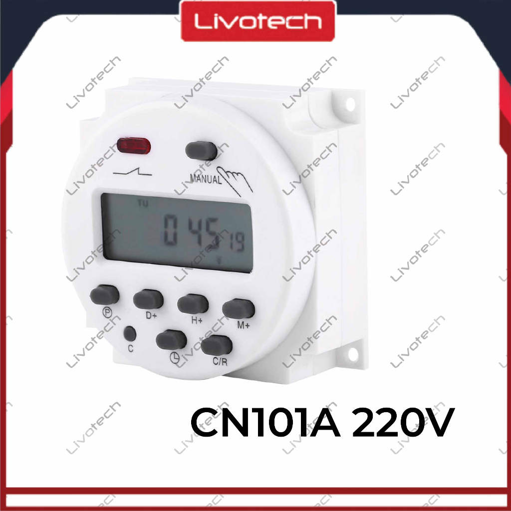 Jual Weekly Programmable Electronic Timer CN101A AC 220V 16A CN 101A