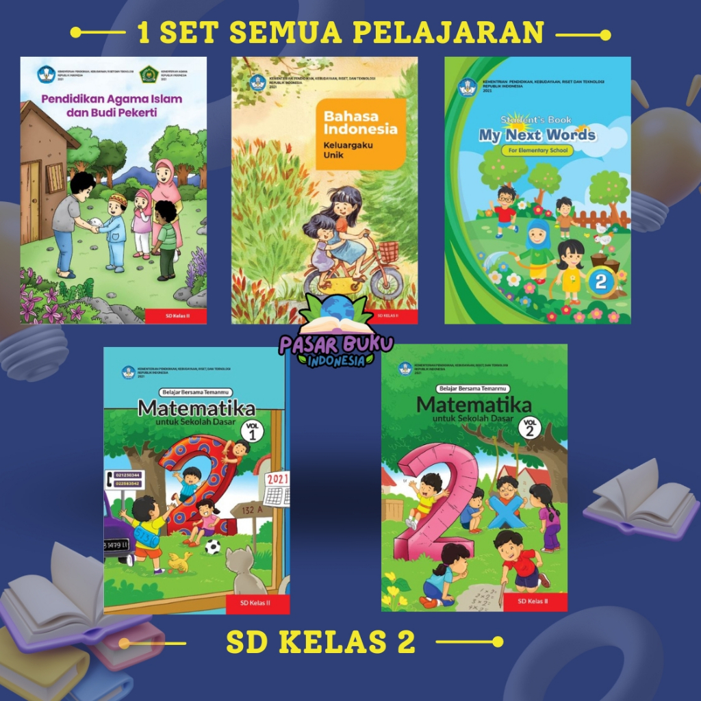 Jual Set Semua Pelajaran Buku Pelajaran Sd Kelas Kurikulum