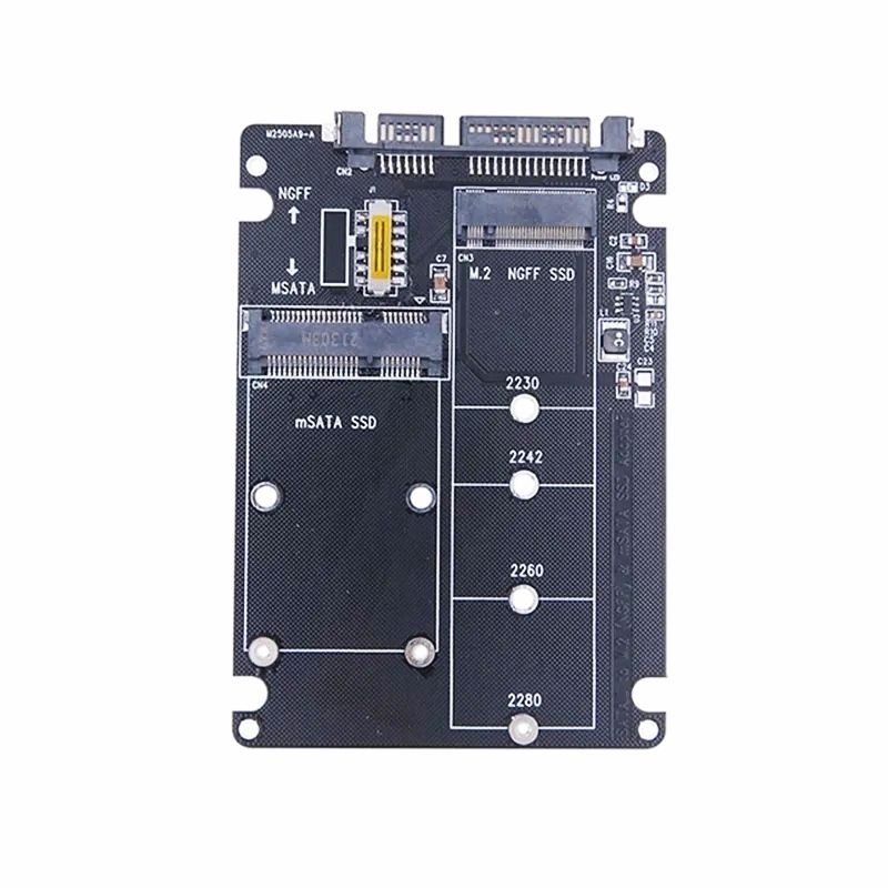 Jual Adapter SSD Msata M2 M.2 Sata NGFF to Sata 3.0 6Gbps | Shopee ...