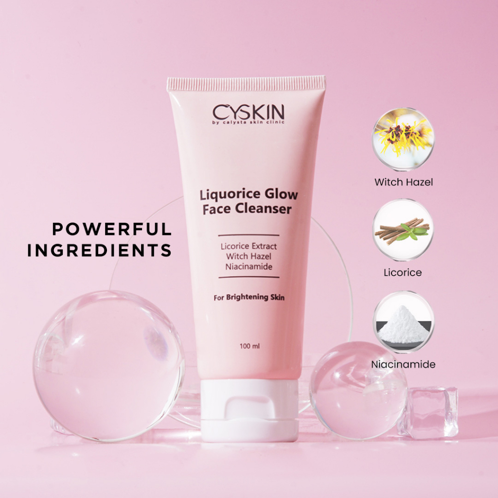 Jual CYSKIN Facial Wash untuk Kulit Normal Liquorice Glow Face