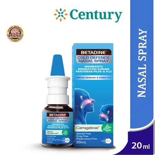 Jual Betadine Cold Defence Nasal Spray Adult 20 ML / Tetes Hidung
