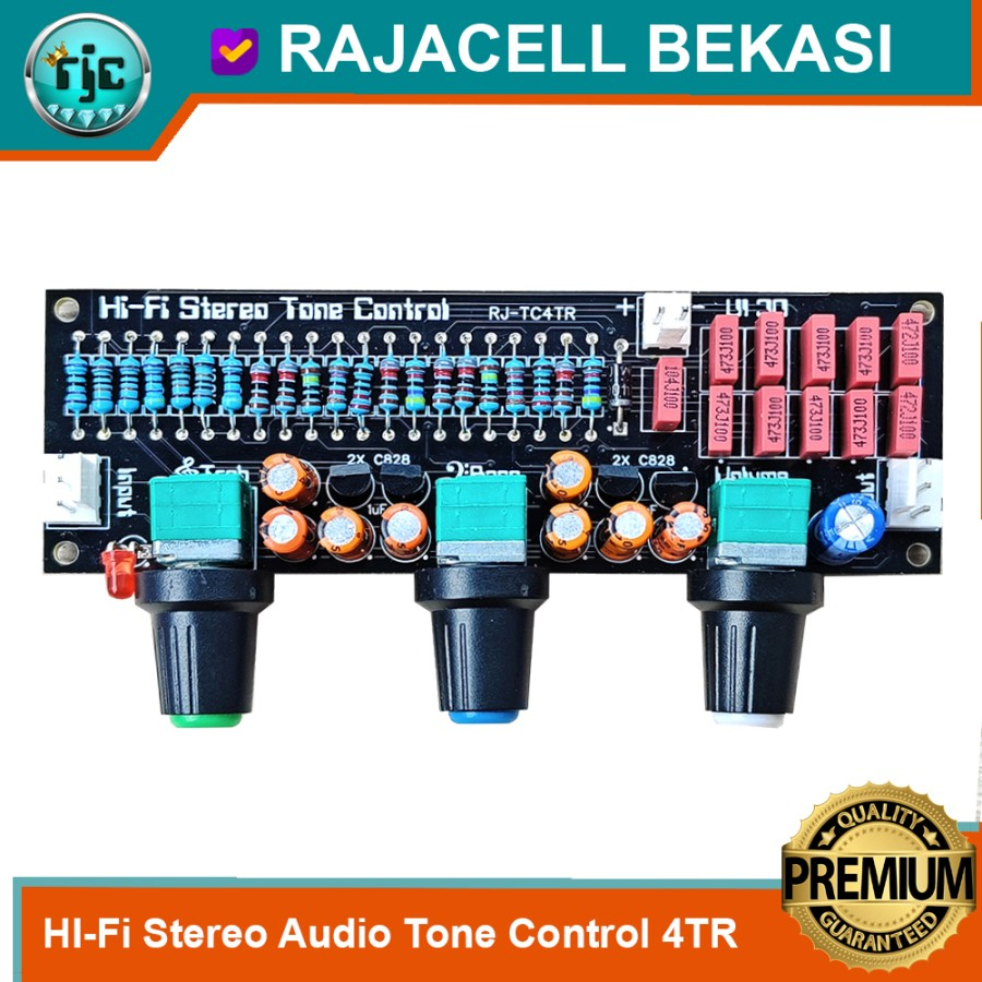 Jual Tone Control Stereo 4TR Bass Treble 2-Way Power Non Simetris