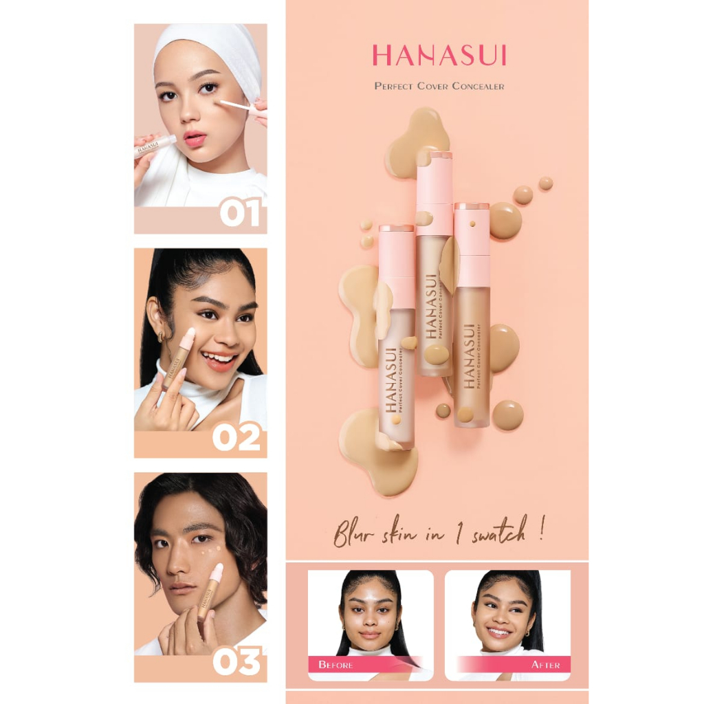 Jual HANASUI Perfect Cover Concealer Shopee Indonesia
