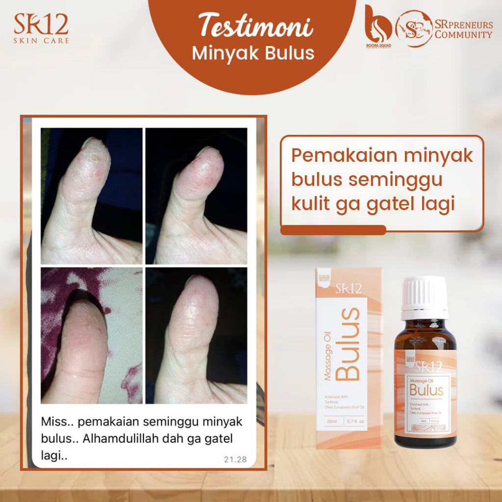 Jual SR12 MINYAK BULUS MASSAGE OIL ASLI ORIGINAL BPOM WANGI MELATI ...
