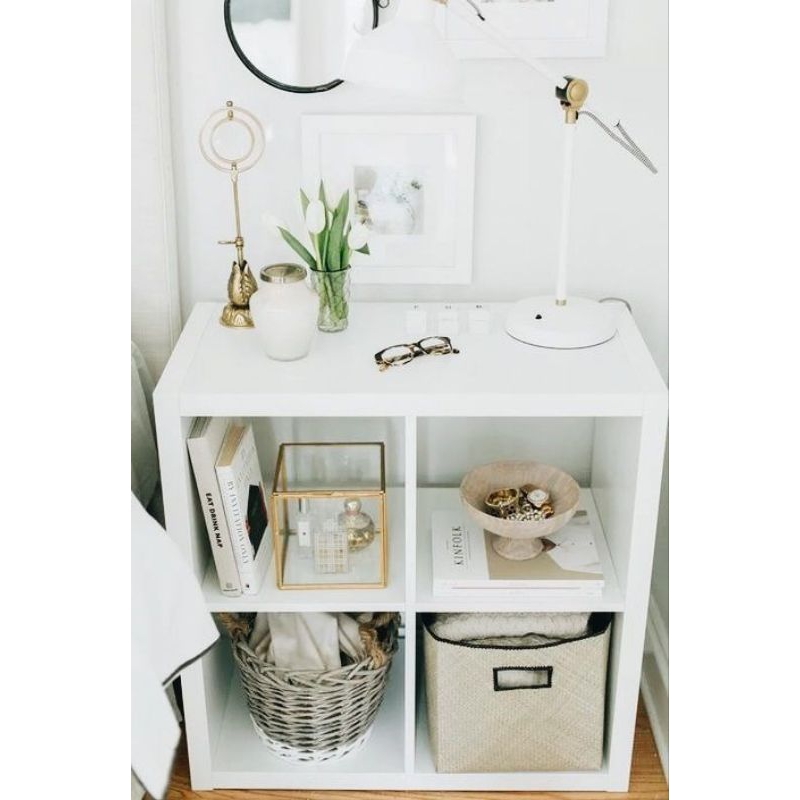 Jual Rak Kotak 4 Tempat Display Interior Kamar Minimalis | Shopee Indonesia