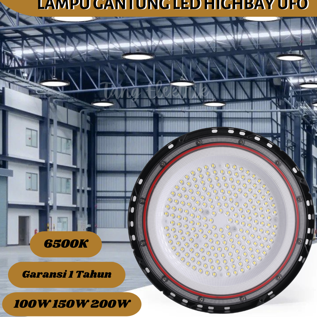 Jual Lampu Led Gantung Ufo Lampu Sorot High Bay Ufo W W W Bergaransi Outdoor