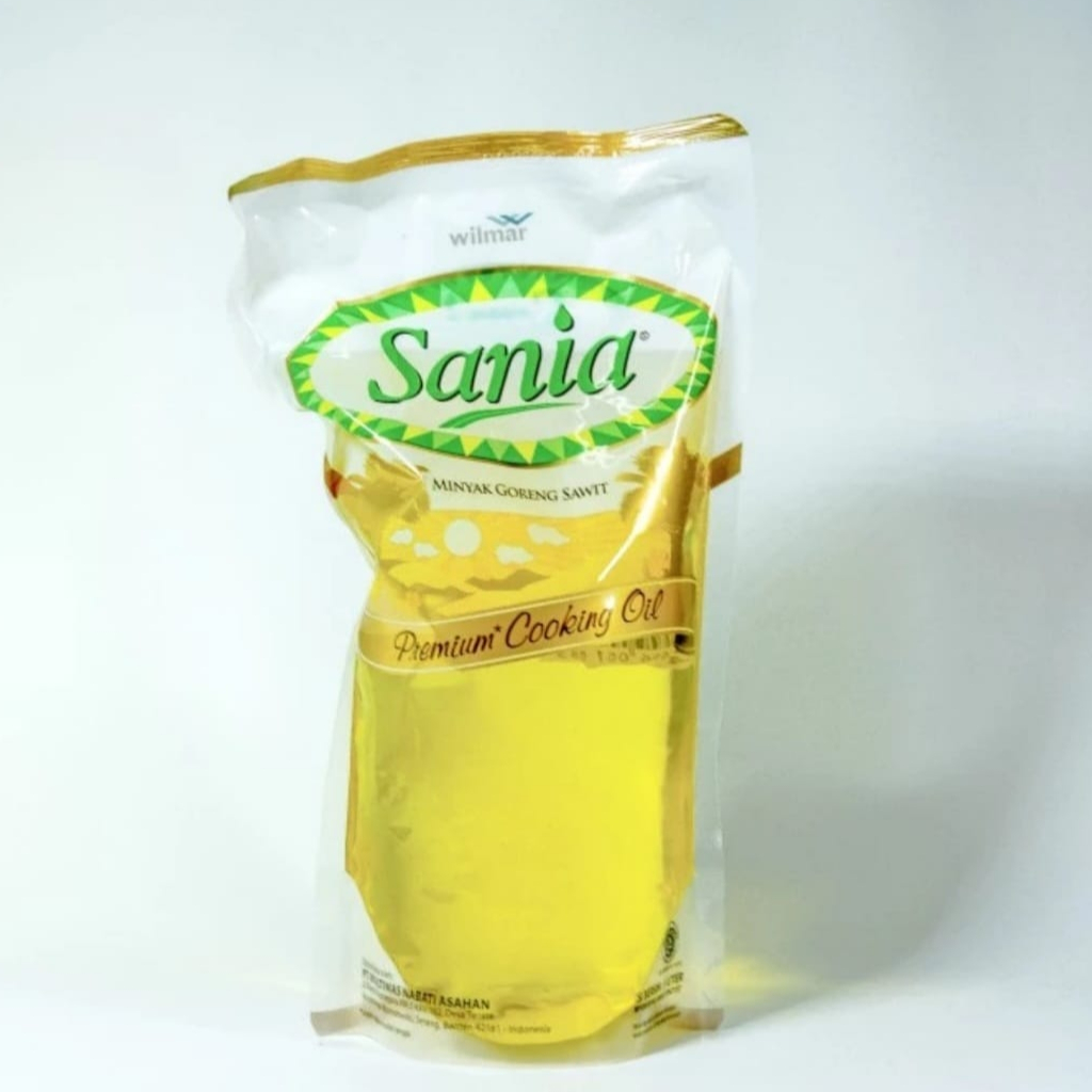 Jual SANIA MINYAK GORENG SAWIT POUCH 1 L | Shopee Indonesia