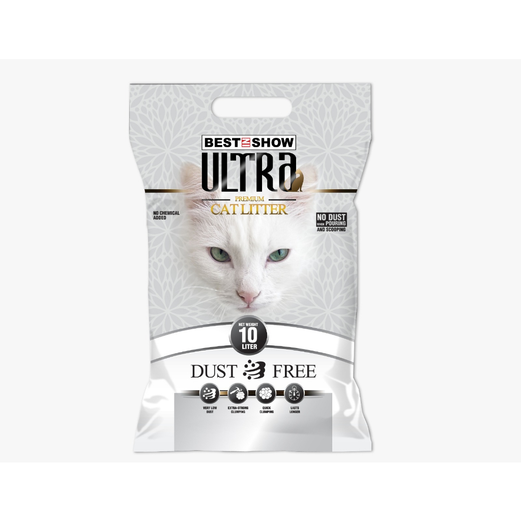 Jual Best In Show Ultra Premium Cat Litter 10lt Pasir Kucing Premium