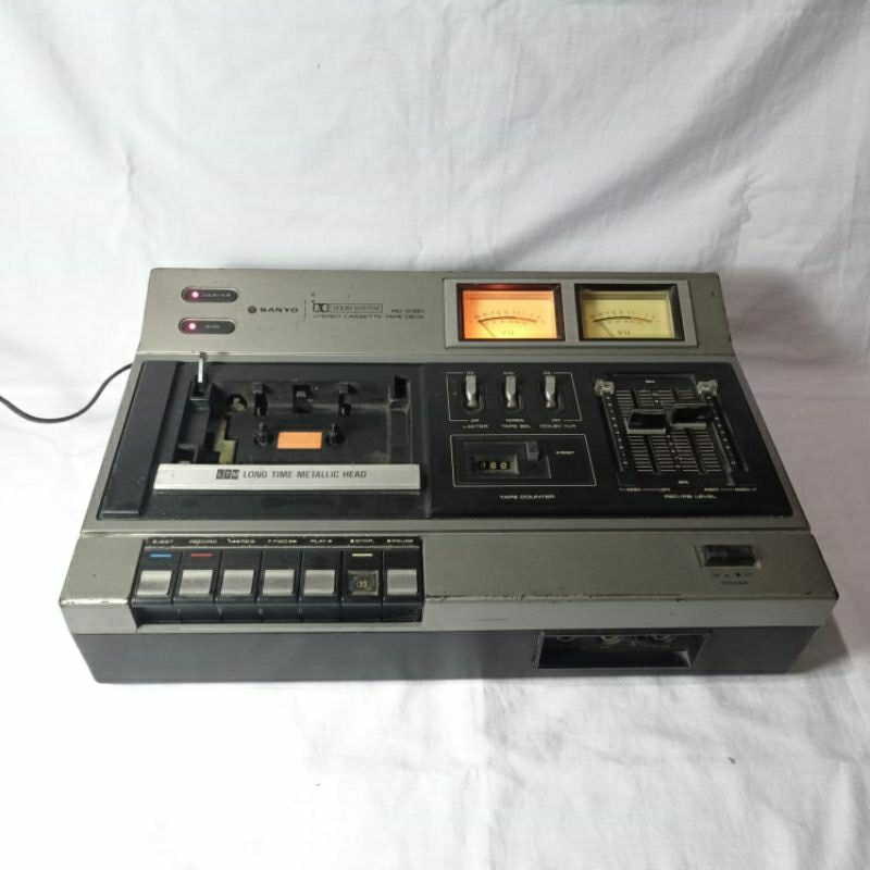 Jual Tape Deck Jadul SANYO RD4080 Stereo Cassette Tape Deck Shopee