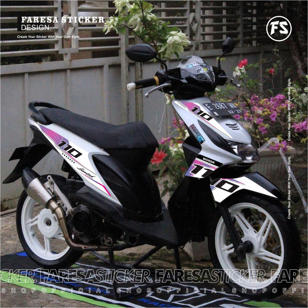 Jual S1 Striping HONDA BEAT OLD Variasi | BEAT KARBU, BEAT LAMA | Warna ...