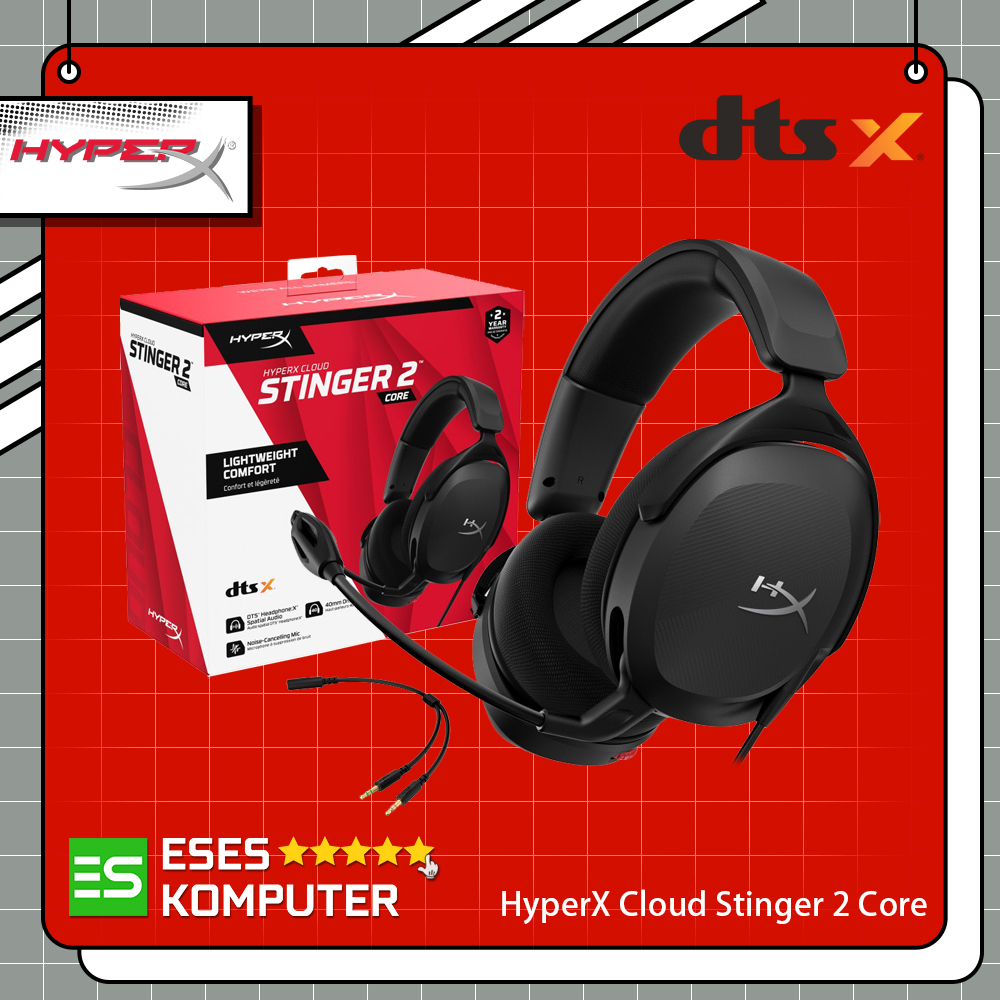 Jual Headset Hyperx Cloud Stinger 2 Core Wired | Headset Gaming ...