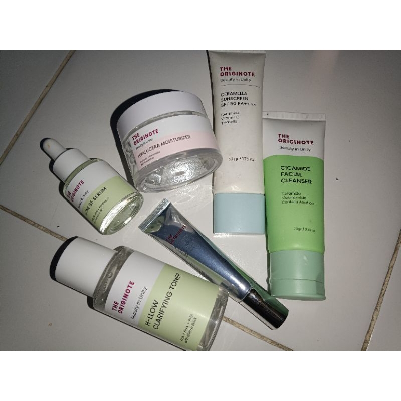 Jual the originote acne kit (pre loved) | Shopee Indonesia