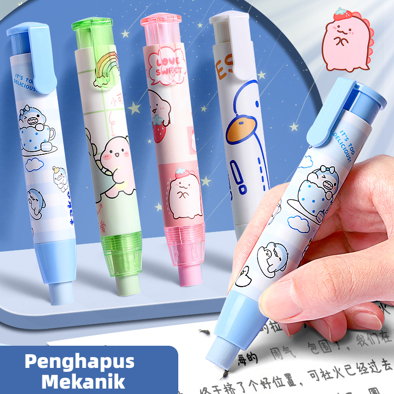 Jual Eraser Pen/Mechanic Eraser / Penghapus mekanik Cute FREE 2 pc ...