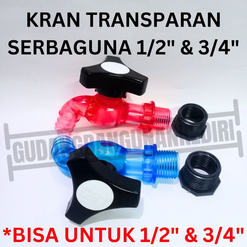 Jual Kran Tembok Pvc Transparan Keran Air Taman Plastik Taman Transparan Shopee Indonesia