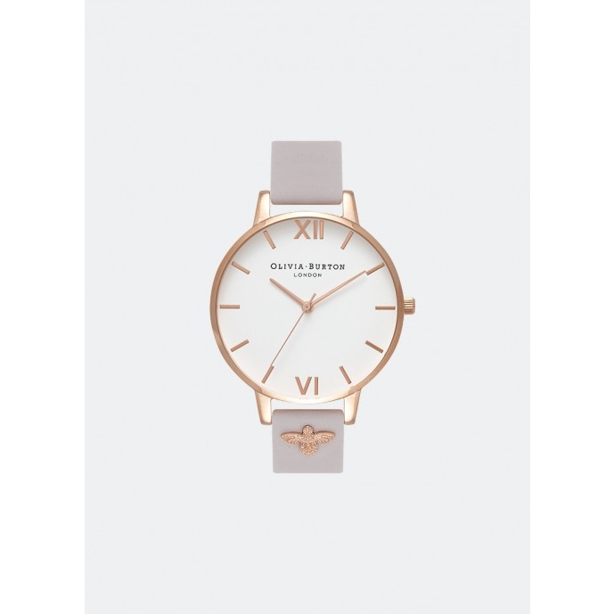 Jual Jam Tangan Olivia Burton 3D Bee Embellished Strap Blush & Rose
