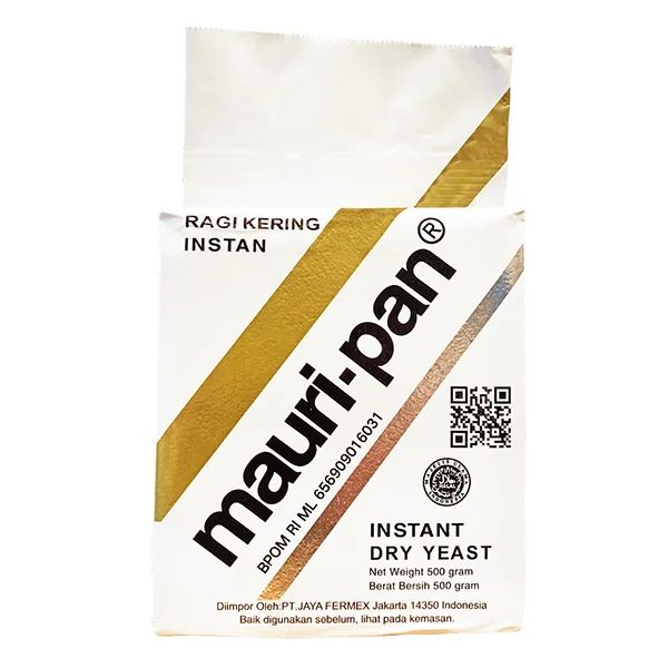 Jual MAURIPAN RAGI KERING INSTANT 500GR, RAGI MAKANAN/ROTI DLL | Shopee ...