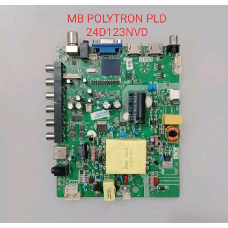 Jual Mb Polytron Pld D Nvd Mainboard Motherboard Modul Mesin Tv Led Polytron Shopee