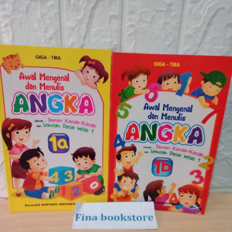 Jual Paket 2 Buku Anak TK Dan Paud Awal Mengenal Dan Menulis Angka ...