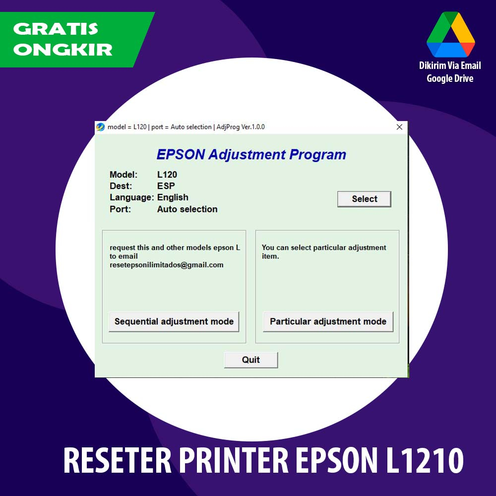 Jual Software Reseter Printer Epson L1210 Shopee Indonesia 5097