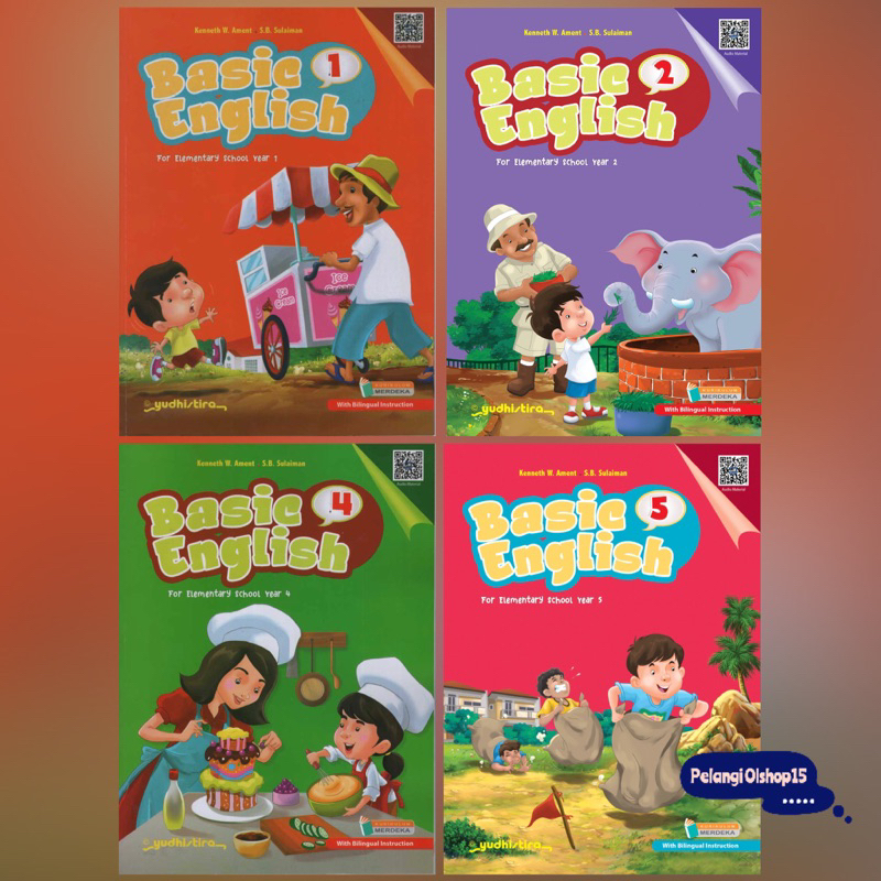 Jual BUKU BASIC ENGLISH SD/MI KELAS 1 2 4 5 KURIKULUM MERDEKA ...