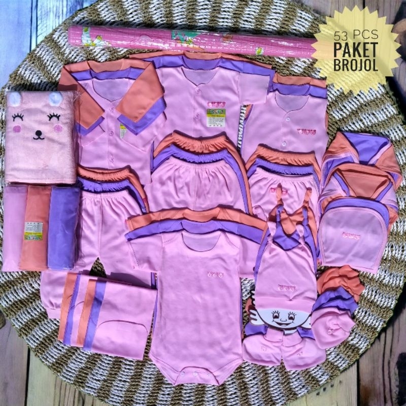 Jual 53 PCS Paket Perlengkapan Bayi Baru Lahir/Paket Brojol Baby ...