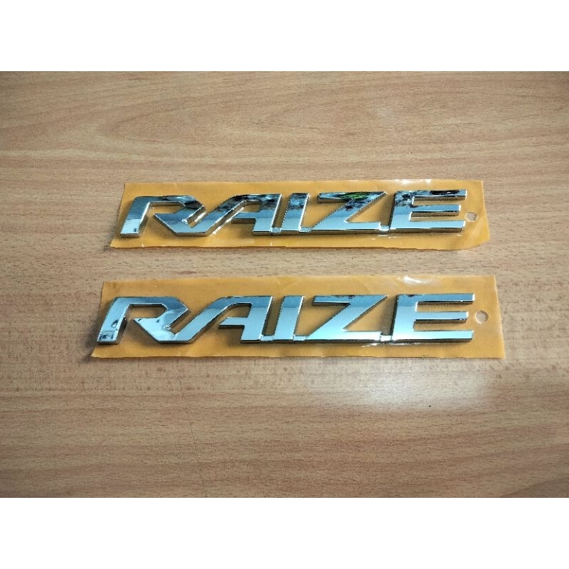 Jual EMBLEM TULISAN RAIZE ORIGINAL | Shopee Indonesia