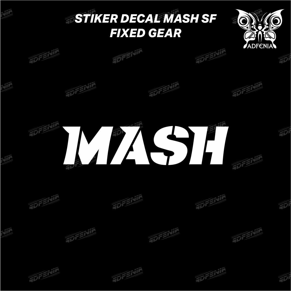 Jual Stiker Decal Mash SF Fixed Gear | Shopee Indonesia