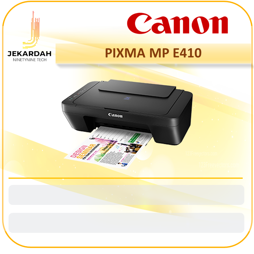 Jual Printer Canon Pixma Mp E410 Print Scan Copy All In One Printer