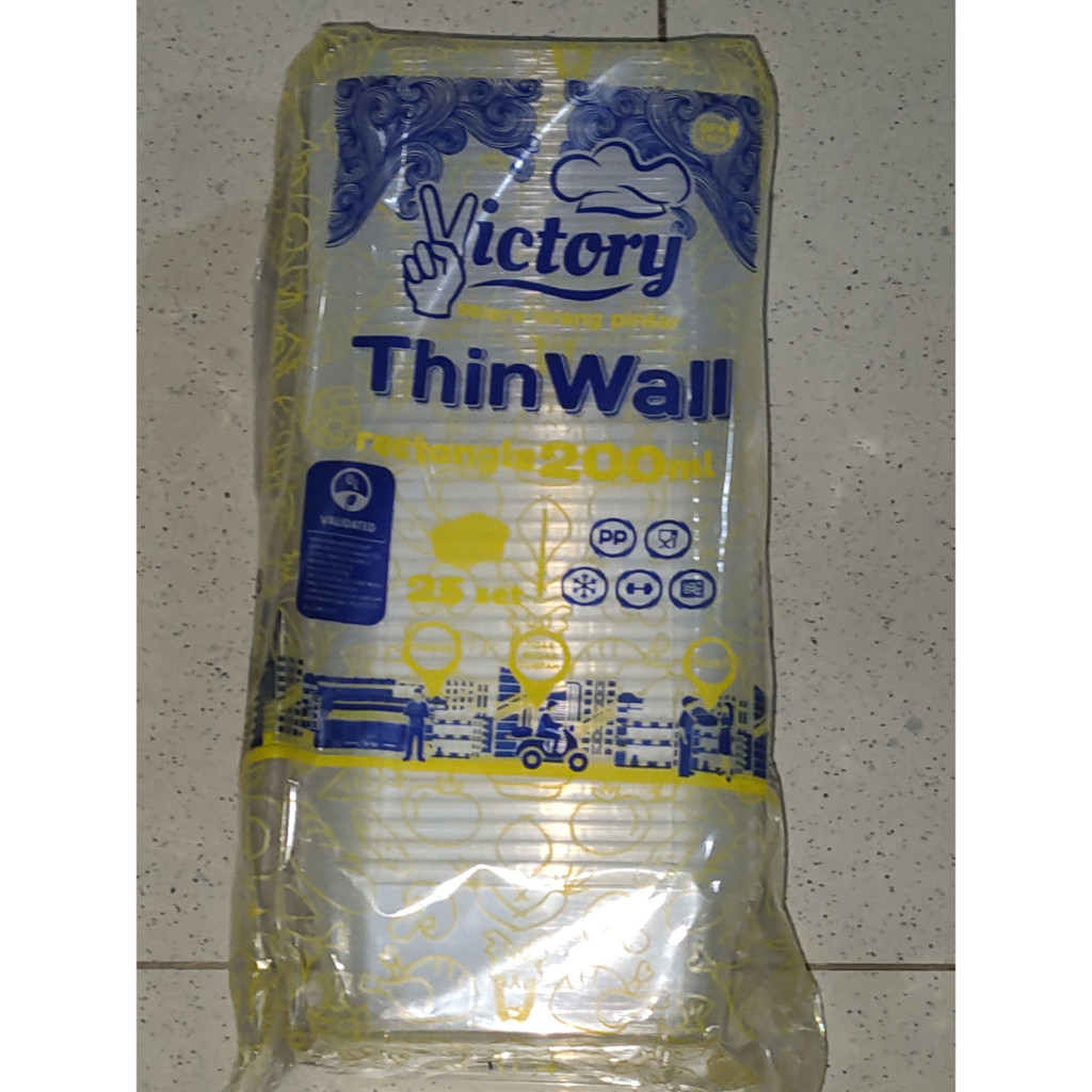 Jual Victory Thinwall Rectangle Kotak Plastik | Shopee Indonesia