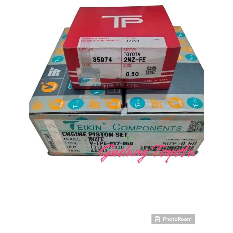 Jual PISTON DAN RING PISTON 050 VIOS YARIS 1NZ 2NZ | Shopee Indonesia