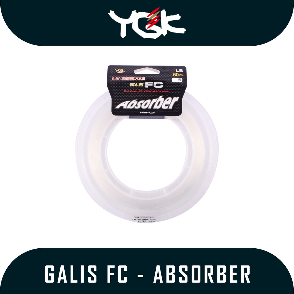 YGK Galis FC Absorber Fluorocarbon Leader