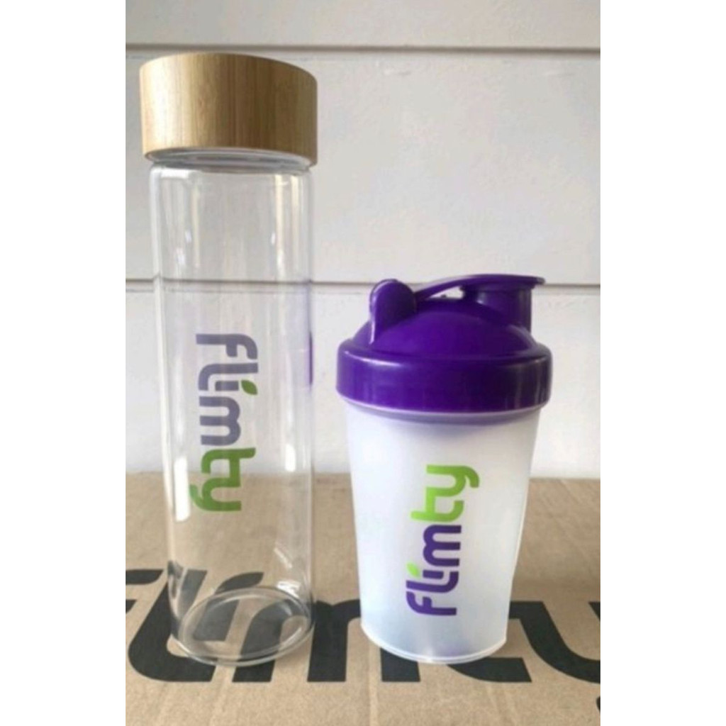 Jual BOTOL SHAKER / BOTOL KACA FLIMTY DAN FLIMEAL