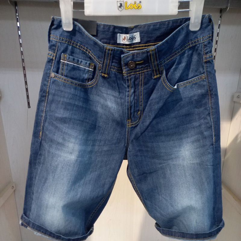 Jual Celana Pendek Denim Lois Original Cfd C Regular Fit Shopee Indonesia