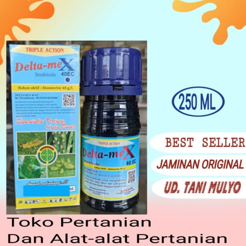 Jual INSEKTISIDA DELTAMEX 40 EC 250 ML BENING(AGRIMEC/DEMOLISH) BOTOL ...