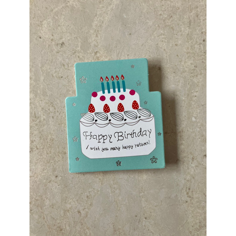 Jual Happy Birthday Mini Card / Birthday Mini Card / Mini Card - 5817-1 ...